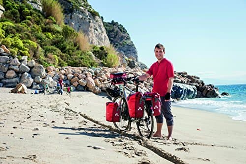Sacoches de vélo doubles pour roue arrière  de volume 48 l en matière bâche sans PVC, VAUDE Aqua Back