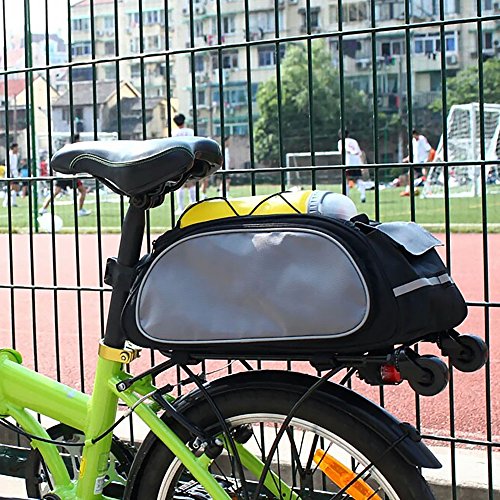 Sac pour vélo idéal pour les loisirs, il se fixe sur le porte-bagage