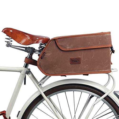 Sac isotherme pour porte-bagage vélo arrière pour transporter vos boissons au frais ou votre pique-nique et bouteille de vin