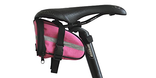 Sacoche de selle de vélo rose 